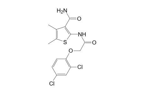 2-[2-[2,4-bis(chloranyl)phenoxy]ethanoylamino]-4,5-dimethyl-thiophene-3-carboxamide