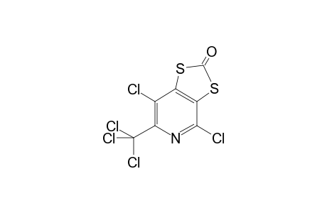 1,3-Dithiolo[4,5-c]pyridin-2-one, 4,7-dichloro-6-(trichloromethyl)-