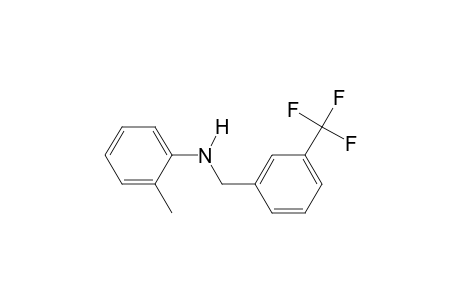 2-Methyl-N-([3-(trifluoromethyl)phenyl]methyl)aniline