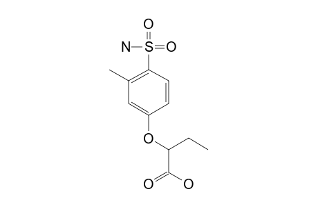 2-[(4-sulfamoyl-m-tolyl)oxy]butyric acid