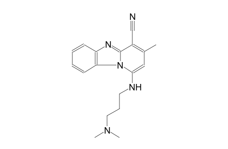 1-{[3-(dimethylamino)propyl]amino}-3-methylpyrido[1,2-a]benzimidazole-4-carbonitrile