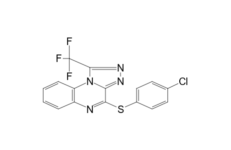 4-[(p-CHLOROPHENYL)THIO]-1-(TRIFLUOROMETHYL)-s-TRIAZOLO[4,3-a]QUINOXALINE