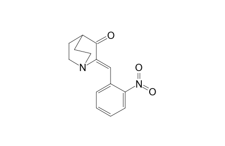 1-Azabicyclo[2.2.2]octan-3-one, 2-[(2-nitrophenyl)methylidene]-