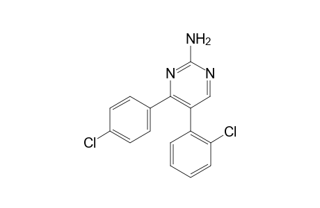 5-(2-Chlorophenyl)-4-(4-chlorophenyl)pyrimidin-2-amine