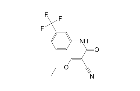 2-Cyano-3-ethoxy-N-(3-trifluoromethyl-phenyl)-acrylamide