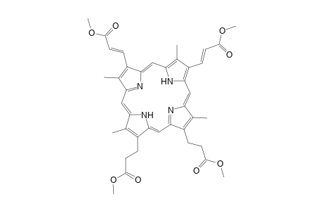 6,7-Bis[2-(methoxycarbonyl)ethyl]-.beta.,4-[.beta.'-(methoxycarbonyl)ethylene]-2-[2-(methoxycarbonyl)vinyl]-1,3,5,8-tetramethylporphyrin