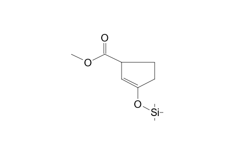 3-trimethylsilyloxy-1-cyclopent-2-enecarboxylic acid methyl ester