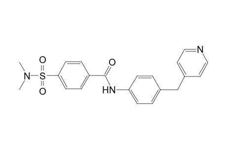 benzamide, 4-[(dimethylamino)sulfonyl]-N-[4-(4-pyridinylmethyl)phenyl]-