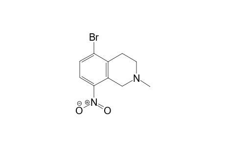 5-Bromanyl-2-methyl-8-nitro-3,4-dihydro-1H-isoquinoline