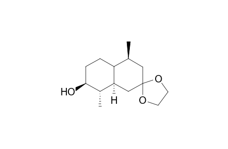 3',4',4'a,5',6',7',8,8'a.alpha.-Octahydro-4'a.beta.,8'.alpha.-dimethylspiro-[1,3-dioxolane-2,2'(1'H)-naphthalen-7'.beta.-ol]