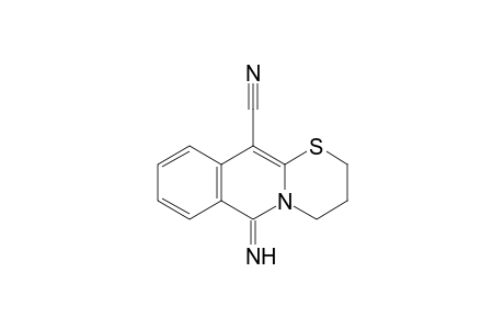 6-Azanylidene-3,4-dihydro-2H-[1,3]thiazino[3,2-b]isoquinoline-11-carbonitrile
