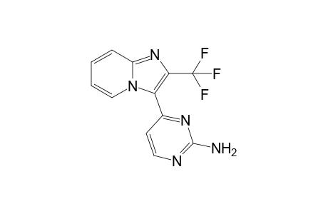 4-(2-(Trifluoromethyl)imidazo[1,2-a]pyridin-3-yl)pyrimidin-2-amine