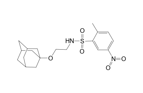 N-[2-(Adamantan-1-yloxy)-ethyl]-2-methyl-5-nitro-benzenesulfonamide