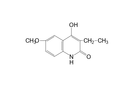 3-ethyl-4-hydroxy-6-methoxycarbostyril