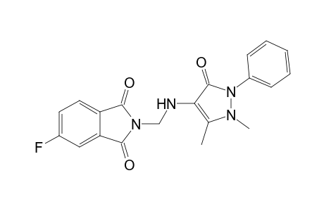 N-[(1,5-Dimethyl-3(2H)-oxo-2-phenyl-4-pyrazolyl)aminomethyl]-4-fluorophthalimide