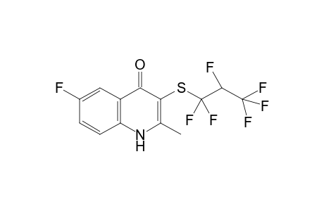 6-Fluoro-3-(1,1,2,3,3,3-hexafluoro-propylsulfanyl)-2-methyl-1H-quinolin-4-one