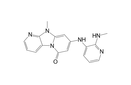 8-AMINO-[3'-(2'-METHYLAMINOPYRIDINE)]-6,10-DIHYDRO-10-METHYL-DIPYRIDO-[1,2-A:2',3'-D]-IMIDAZOL-6-ONE