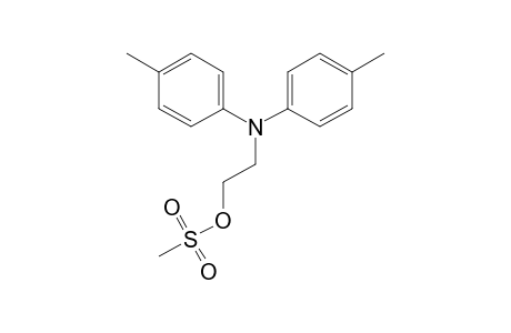 Ethanol, 2-[bis(4-methylphenyl)amino]-, methanesulfonate (ester)