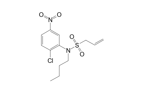 N-butyl-N-(2-chloranyl-5-nitro-phenyl)prop-2-ene-1-sulfonamide