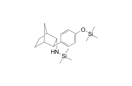 2-(endo)-Amino-3-(exo)-(p-hydroxyphenyl-bicyclo[2.2.1]heptane - N,O-bis(Trimethylsilyl) derivative