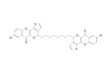 5-chloro-16-(8-{5-chloro-2-oxo-9,17-dioxa-12-thiatetracyclo[8.7.0.0(3,8).0(11,15)]heptadeca-1(10),3,5,7,11(15),13-hexaen-16-yl}octyl)-9,17-dioxa-12-thiatetracyclo[8.7.0.0(3,8).0(11,15)]heptadeca-1(10),3(8),4,6,11(15),13-hexaen-2-one