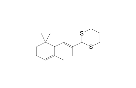 2-[(E)-1-Methyl-2-(2,6,6-trimethyl-2-cyclohexen-1-yl)ethenyl]-1,3-dithiane