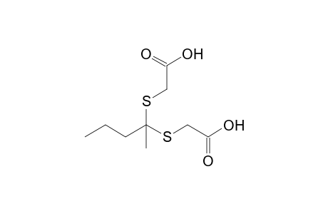 [(1-methylbutylidene)dithio]diacetic acid