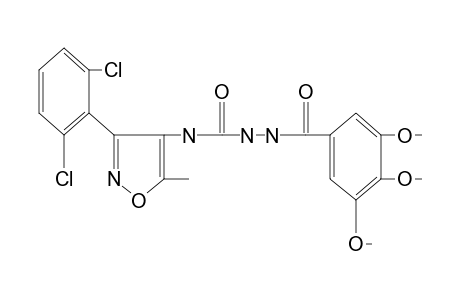 4-[3-(2,6-dichlorophenyl)-5-methyl-4-isoxazolyl]-1-(3,4,5-trimethoxybenzoyl)semicarbazide
