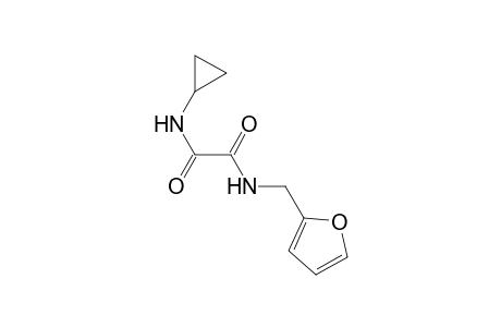 Oxamide, N-cyclopropyl-N'-(2-furfuryl)-