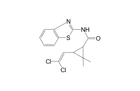 cyclopropanecarboxamide, N-(2-benzothiazolyl)-3-(2,2-dichloroethenyl)-2,2-dimethyl-