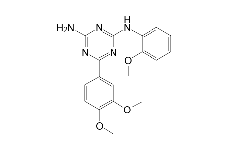 6-(3,4-Dimethoxy-phenyl)-N-(2-methoxy-phenyl)-[1,3,5]triazine-2,4-diamine