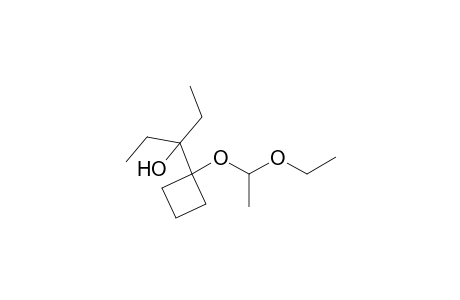 3-[1-(1,3-Dioxa-2-methylpentyl)cyclobutyl]pentan-3-ol