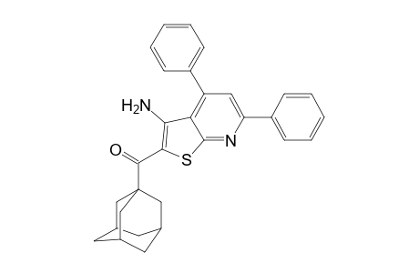 2-(1-Adamantylcarbonyl)-3-amino-4,6-diphenylthieno[2,3-b]pyridine