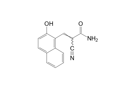alpha-cyano-2-hydroxy-1-naphthaleneacrylamide