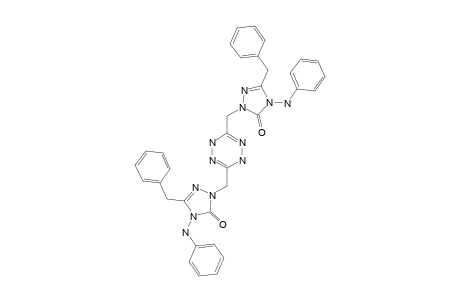 3,6-DI-(3-BENZYL-5-OXO-4-PHENYLAMINO-4,5-DIHYDRO-[1,2,4]-TRIAZOL-1-YL)-METHYL-1,4-DIHYDRO-[1,2,4,5]-TETRAZINE