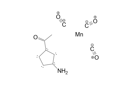 Ethanone, 1-(3-amino-1,3-cyclopentadien-1-yl)-, manganese tricarbonyl