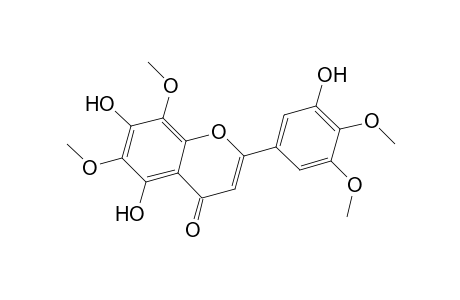 4H-1-Benzopyran-4-one, 5,7-dihydroxy-2-(3-hydroxy-4,5-dimethoxyphenyl)-6,8-dimethoxy-