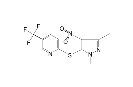 2-[(1,3-dimethyl-4-nitropyrazol-5-yl)thio]-5-(trifluoromethyl)pyridine