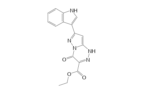 Ethyl 7-(1H-indol-3-yl)-4-oxo-1,4-dihydropyrazolo[5,1-c][1,2,4]triazine-3-carboxylate