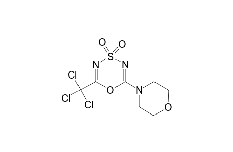 2-(4-Morpholinyl)-6-(trichloromethyl)-1,4,3,5-oxathiadiazine 4,4-dioxide