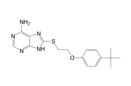 8-([2-(4-tert-Butylphenoxy)ethyl]sulfanyl)-9H-purin-6-amine