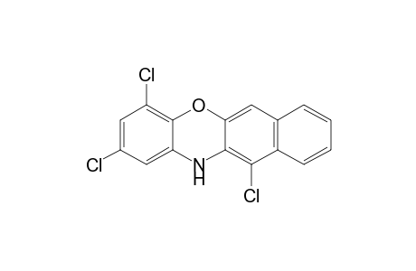 12H-benzo[b]phenoxazine, 2,4,11-trichloro-