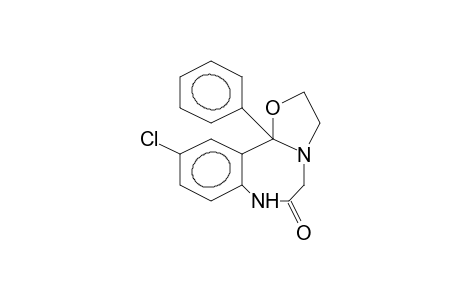 10-CHLORO-11b-PHENYL-2,3,5,11b-TETRAHYDROOXAZOLO[3,2-d][1,4]BENZODIAZEPIN-6(7H)-ONE