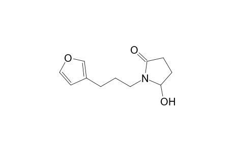 1-[3-(3-furanyl)propyl]-5-hydroxy-2-pyrrolidinone