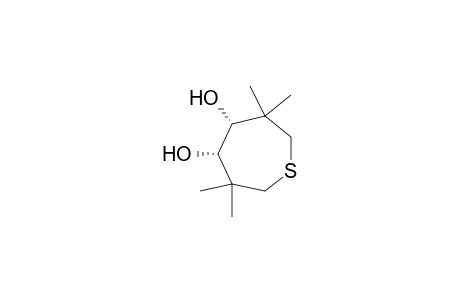 syn-3,3,6,6-Tetramethylthiacycloheptane-4,5-diol