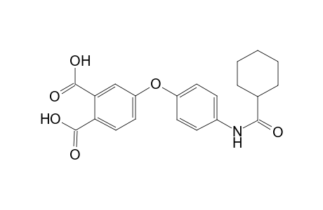 4-[4-(cyclohexylcarbonylamino)phenoxy]phthalic acid