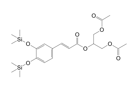 Glycerol <1,3-diacetyl-2-caffeoyl->, di-TMS