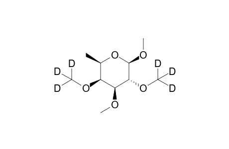Methyl-2,4-di-O-trideuteromethyl-3-O-methyl-.beta.-D-fucopyranoside