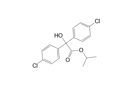 Benzeneacetic acid, 4-chloro-.alpha.-(4-chlorophenyl)-.alpha.-hydroxy-, 1-methylethyl ester