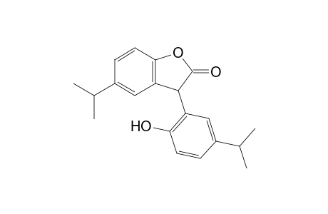 5-isopropyl-3-[5-isopropyl-2-hydroxyphenyl]benzofuran-2-(3H)-one